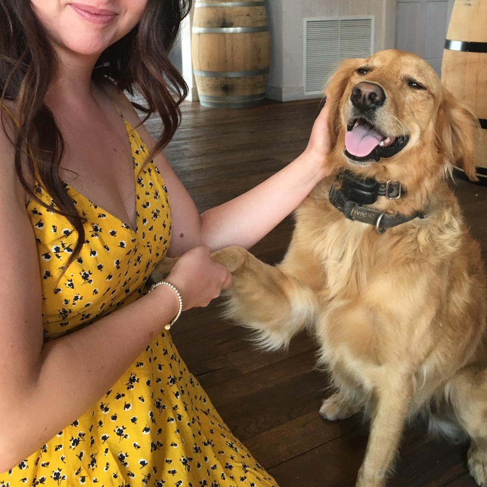 Yellow summer dress